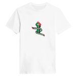 Palestine t-skjorte med rund hals for kvinner