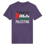 "Free Palestine" t-skjorte med rund hals for kvinner