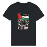 «Palestinian Victory» premium t-skjorte med v-hals for kvinner