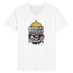 Al-Aqsa premium t-skjorte med v-hals for kvinner